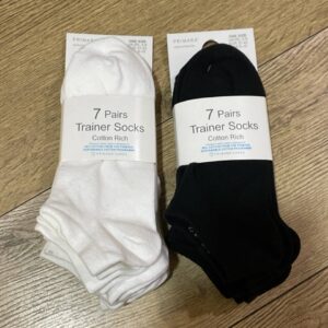 Шкарпетки жіночі "Trainer Socks Cottone rich" Primark короткі котонові