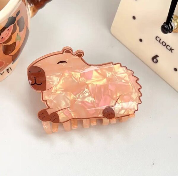 Заколка-краб для волосся "Капібара"