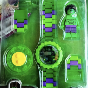 Годинник дитячий "Hulk" в стилі Lego