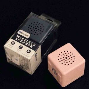 Колонка/ Bluetooth Speaker MiniCube синій/рожевий