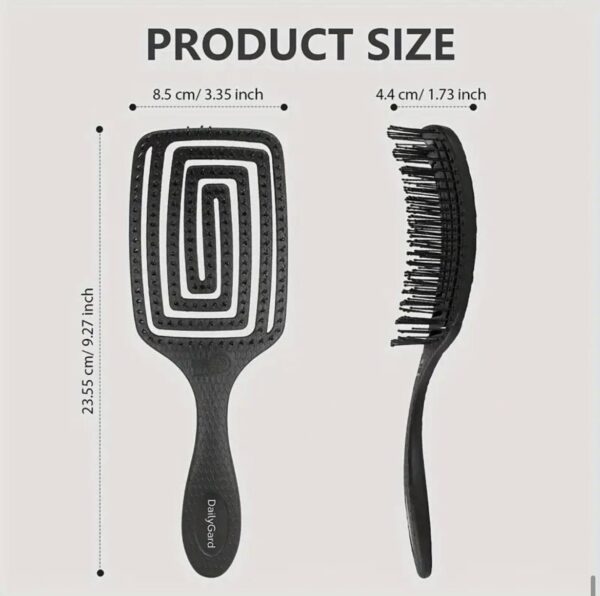 Щітка для волосся "Лабіринт" 24 см DailyGard амортизуюча