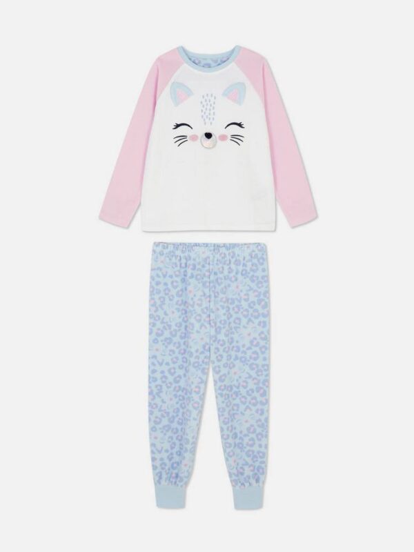 Піжама дитяча Primark "Котик" флісова