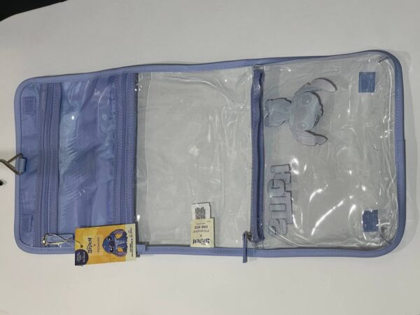Косметичка Travel "Stitch" Primark розкладна з гачком молочна