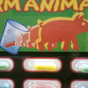 Растішка "Тварини в капсулі" лист 12 штук