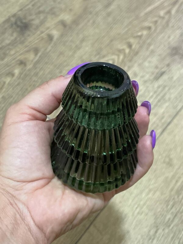 Підсвічник скляний "Ялинка" Primark двосторонній