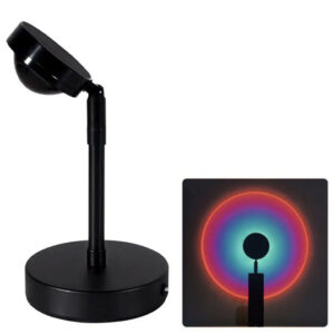 Лампа проекційна атмосферна Sunset Lamp (на ніжці з USB) з ефектом заходу сонця/веселки