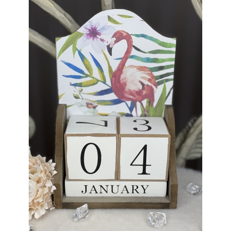 2ad8704e-1397-4ef8-a992-736f83f94e6c.jpg Вічний календар дерев'яний кубики "Фламінго"