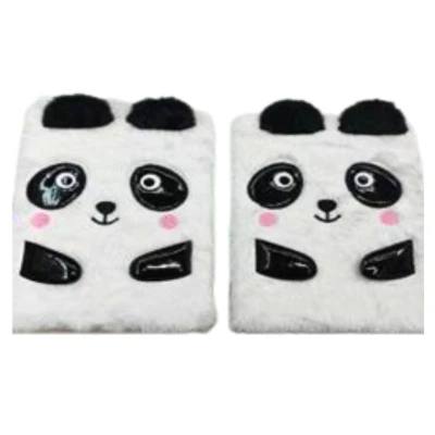 Блокнот А5 плюшевий JO "Панда" 80 арк. клітинка