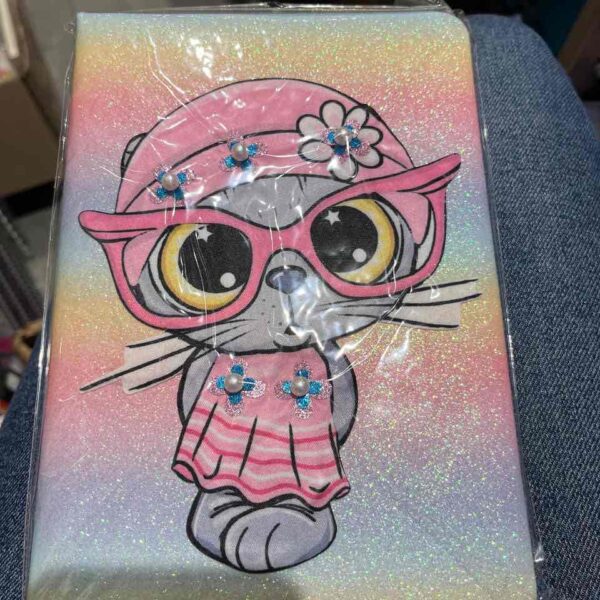 Блокнот А5 "Котик з перлами" у коробці 80 арк.