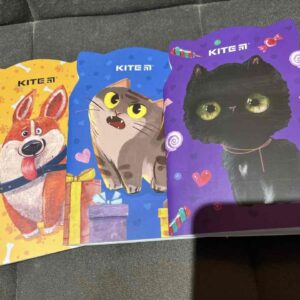 Блокнот В5 Kite "Смішні тваринки" м'яка. обкл 48 арк/ клітинка