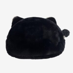 2d815d6f-404f-495d-b28c-e8c55d60530a-1.jpg Косметичка півовальна "Котик" Primark плюшева чорна