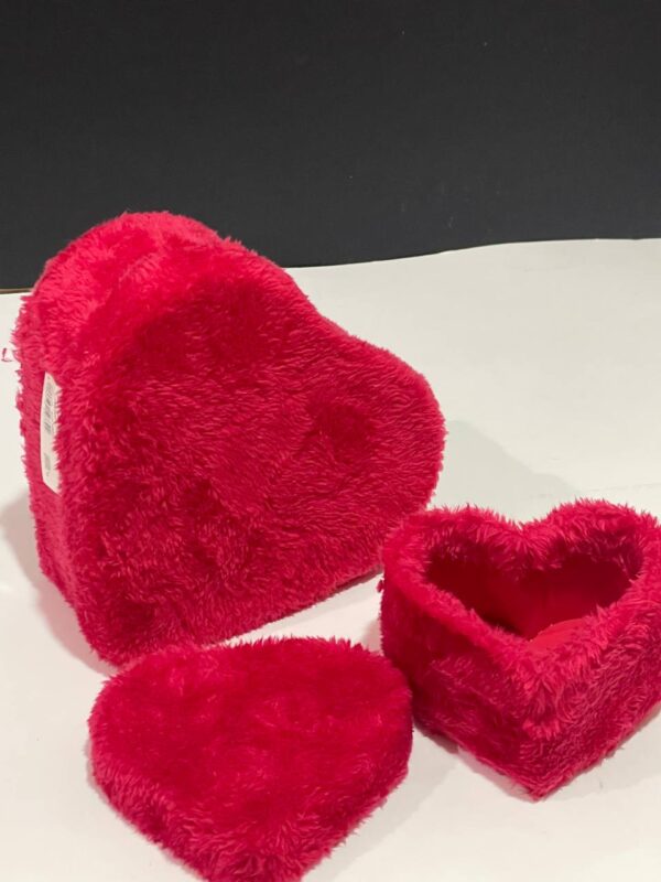 Скринька / Подарункова коробка "Серце" M Tiger плюшева