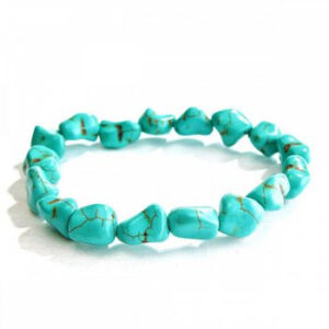 2fe431c9-fa12-4708-bc1c-2c8e979c38ef.jpg Браслет натур. Бірюза зелена галтівка стрейч