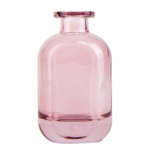 Ваза скляна "Мальва" рожева 12 см