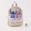Рюкзак "Stitch" з блискітками беж