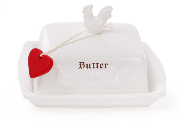 Маслянка керамічна "Тоскана" Butter з півником