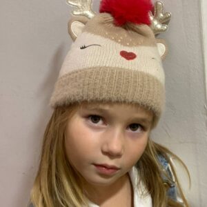 Шапка-Біні дитяча Primark "Оленя" з помпоном