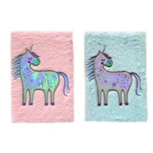 Блокнот А5 плюшевий WB "Єдиноріг" 80 арк.