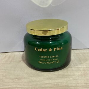 355a7a40-2776-4a6b-8447-18f0c6f0adf0.jpg Ароматична свічка у склі з металевою кришкою "Cedar & Pine" Primark 200 g/ 32 год