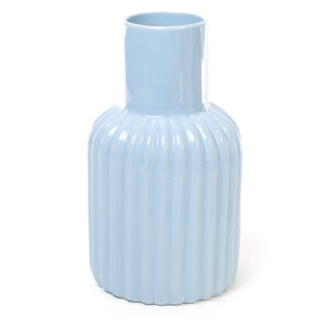 Ваза керамічна "Весняний глечик" 18,8 см блакитний