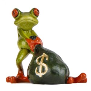 Статуетка "Жаба - Банкір" 10,5 см