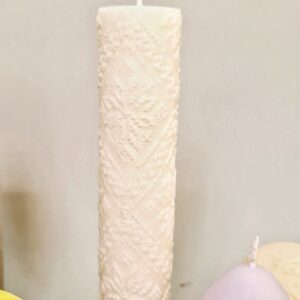 36b1c263-79ef-496c-8454-7545b2e1943f.jpg Свічка циліндр ароматична Solodka "Орнамент" (соєвий віск)