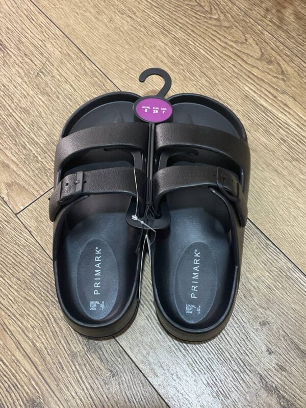 Шльопанці жіночі резинові Primark з ремінцями товста підошва