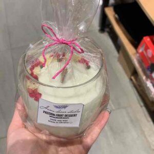 Ароматична свічка «Конус» прозоре скло 290 г HDS