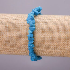 3bb57229-7bbd-4b07-acdc-ac6e3249b513.jpg Браслет натур. Бірюза блакитна крихта 6 мм стрейч