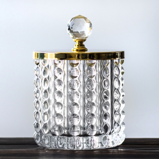 Шкатулка скляна "Bubble" 11,5 см