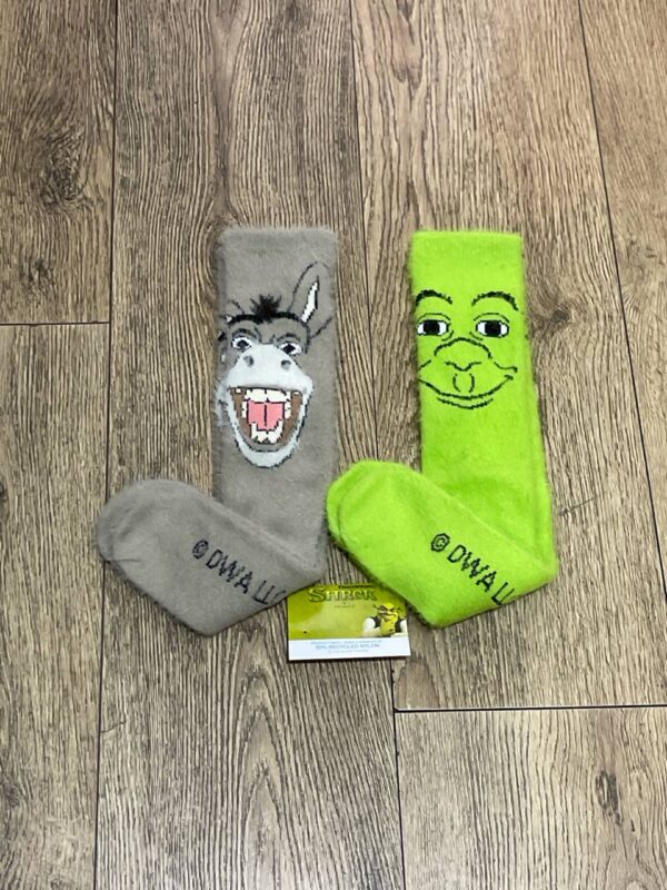 3c735380-2e58-4427-9cba-238fc6f4d2ac.jpg Шкарпетки домашні пухнасті Slouch cosy "Shreck/ Шрек" Primark р. 37-42