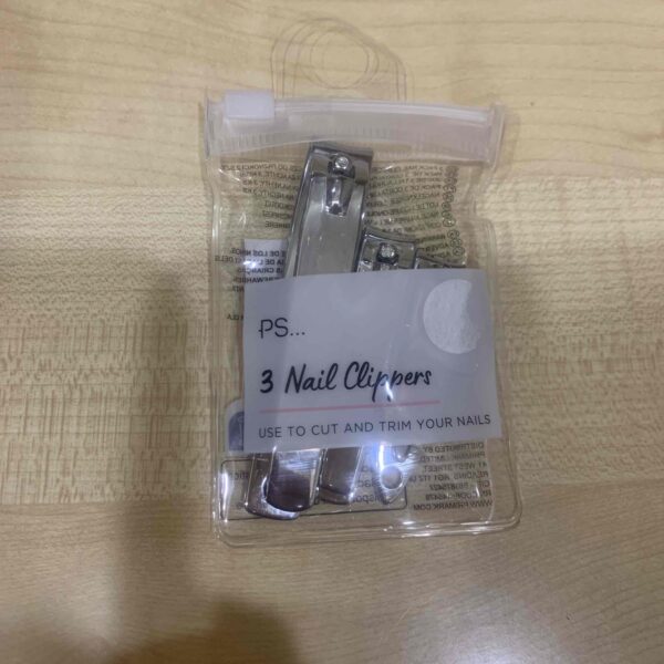 Набір кусачок для нігтів Primark в силіконовому чохлі 3 шт