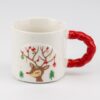 Чашка керамічна Новорічна "Різдво у деталях" 230 мл
