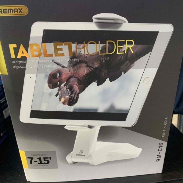 REMAX Підставка/Тримач для планшетів "Tablet Holder" RM-C16 з ротацією білий/чорний