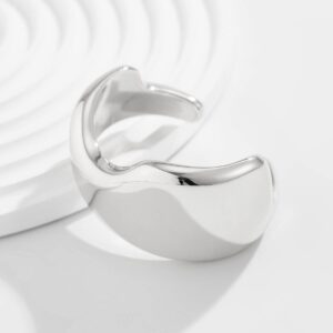 Браслет металевий "Геометричний" масивний срібний (10347)