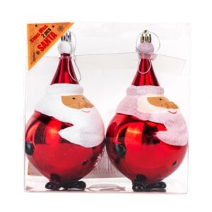 3e22ed18-43b8-48a3-88c8-7458e8a107b4.jpg Ялинкова прикраса "Санта" 15 см набір 2 шт (пластик)