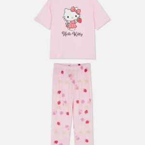 Піжама жіноча "Hello Kitty" Primark (штани/футболка) котон рожева