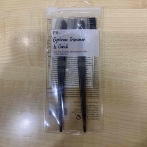Набір ніж для брів та гребінець "Eyebrow trimmer&Comb" Primark 2 шт