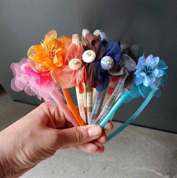 Обруч для волосся дитячий з квіткою