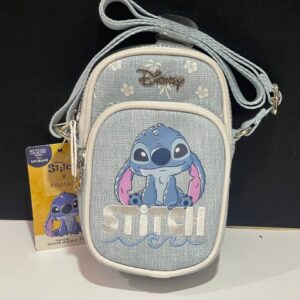 4523d783-ea4c-4670-be72-85fb90e10fb1.jpg Сумочка для телефону/гаманець 2 в 1 "Stitch" Primark тканина блакитна