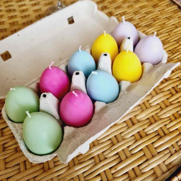 Свічка Solodka "Яйце" кольоровий мікс