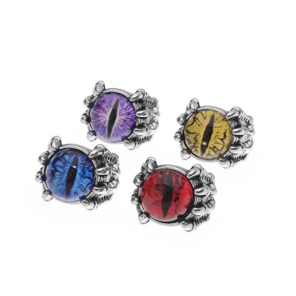 Каблучка жіноча "Око дракона" срібна (10440)