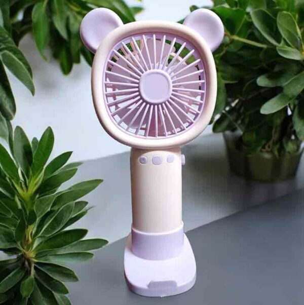 Вентилятор ручний/настільний "Ведмедик" акумуляторний