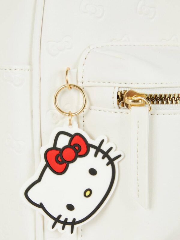 Рюкзак з еко-шкіри "Hello Kitty" Primark з брелком білий