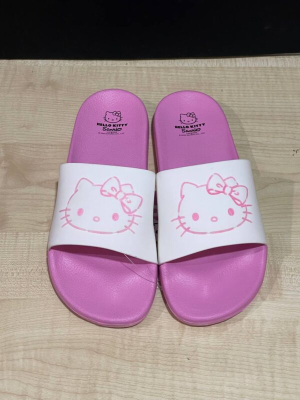 Шльопанці жіночі резинові Primark "Hello Kitty" рожеві з білим