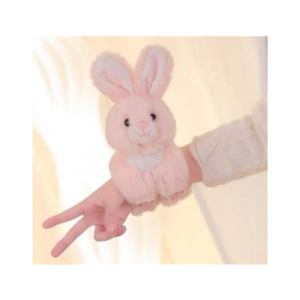 М’яка іграшка-браслет на руку "Зайчик"