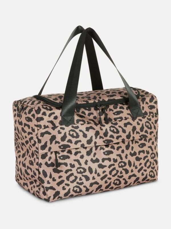 Сумка дорожня/ для спортзалу Primark леопардовий принт