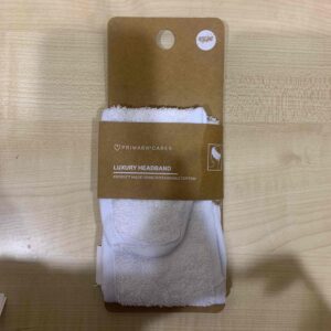 4b0ee26b-2dbf-4045-aa81-e26433e09569.jpg Пов'язка косметична на голову Primark Luxury котонова на липучці біла