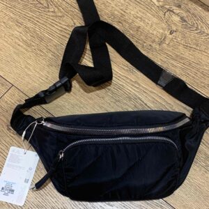 Сумочка-Бананка Primark нейлонова стьобана з кишенею чорна