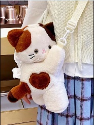 4e281da7-49e6-48e5-9d7f-16ac0f56a5da.jpg Сумочка-іграшка плюшевий "Котик"